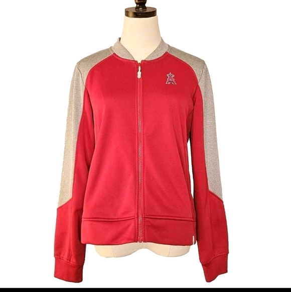 Cutter & Buck Jackets & Blazers - Cutter & Buck Women’s Full Zip Red Gray San Francisco 49ers Athletic Jacket